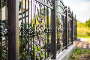 Steel fence