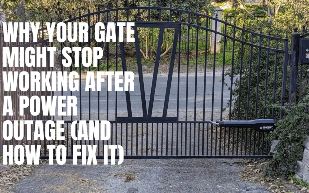 Why Your Gate Might Stop Working After a Power Outage